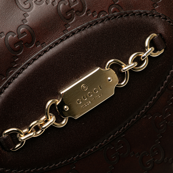 Pre-Loved Gucci Guccissima Punch Handbag - Picture 10 of 12